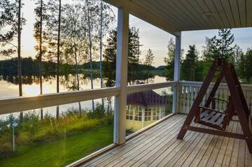 Фото номера Вилла с 5 спальнями Виллы Jacuzzi Rantakallio г. Melkoniemi 87