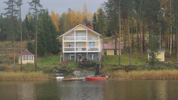 Фото номера Вилла с 5 спальнями Виллы Jacuzzi Rantakallio г. Melkoniemi 67