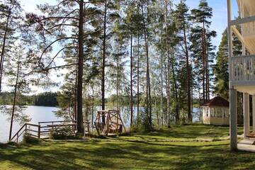 Фото номера Вилла с 5 спальнями Виллы Jacuzzi Rantakallio г. Melkoniemi 34